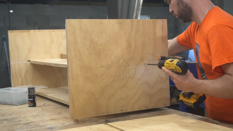 The Process of Building the Cubby Cabinet